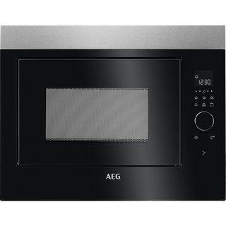AEG BUILT IN MICROWAVE OVEN WITH GRILL: MODEL MBE2658DEM - RRP £549: LOCATION - C1