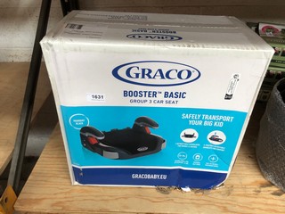 GRACO BOOSTER BASIC GROUP 3 CAR SEAT: LOCATION - H0