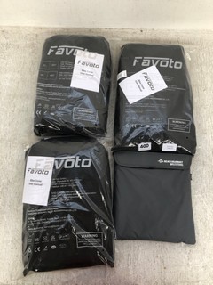 4 X FAVOTO BIKE COVERS 100% OXFORD CLOTH: LOCATION - E14