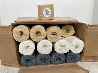 QTY OF BUMBOO SINGLE WRAPPED TOILET ROLLS: LOCATION - E15