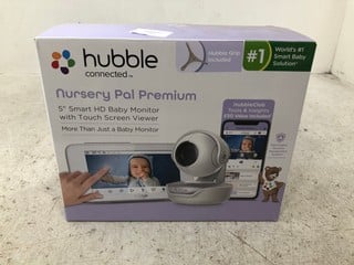 HUBBLE CONNECTED NURSERY PAL PREMIUM 5" BABY MONITOR - RRP £180: LOCATION - E1