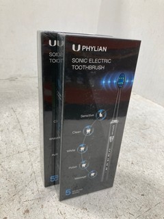 2 X PHYLIAN SONIC ELECTRIC TOOTHBRUSH: LOCATION - F8
