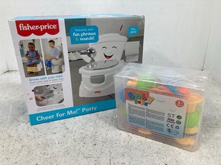 FISHER PRICE CHEER FOR ME POTTY TO INCLUDE BABY TOYS 0-6 MONTHS: LOCATION - F7