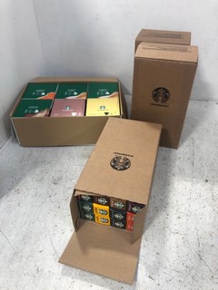 4 X ASSORTED COFFEE ITEMS TO INCLUDE STARBUCKS SB WHITE VAR 72CAPS 759G QL - BBE 31/05/24: LOCATION - F6