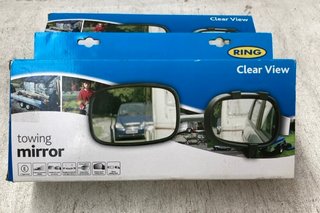 2 X RING TOWING MIRROR SETS: LOCATION - AR1
