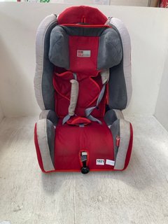 TOURA RED & GREY CHILDS CAR SEAT: LOCATION - AR2