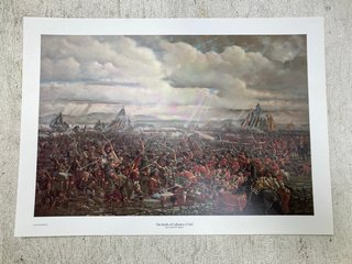 QTY OF "THE BATTLE OF CULLODEN" (1746) BY GRAEME W. BAXTER: LOCATION - AR5
