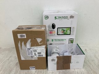 4 X ASSORTED ITEMS TO INCLUDE LEAPFROG 5" HD PAN & TILT MONITORS ALSO TO INCLUDE LEAPFROG 7" PAN & TILT MONITOR: LOCATION - BR2