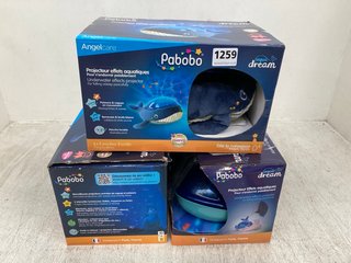 3 X PABOBO UNDERWATER EFFECTS PROJECTORS FOR BABIES FROM BIRTH: LOCATION - BR2