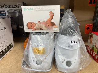 3 X ASSORTED ITEMS TO INCLUDE 2 X DR BROWNS BOTTLE STERILISERS TO ALSO INCLUDE OWLET SMART SOCK TO TRACK BABY'S HEART RATE & OXYGEN LEVELS: LOCATION - BR5