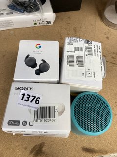 QTY OF ASSORTED EAR BUDS TO INCLUDE SONY WF-C500 EAR BUDS IN WHITE & GOOGLE PIXEL BUDS A SERIES: LOCATION - BR7