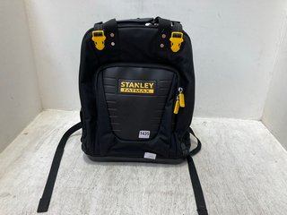 STANLEY FATMAX WORKMAN BLACK/YELLOW BACKPACK: LOCATION - BR10