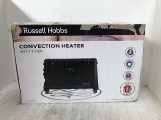 RUSSELL HOBBS CONVECTION HEATER IN BLACK: LOCATION - BR11