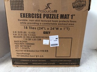 PROSOURCE FIT EXERCISE PUZZLE MAT 1! IN GREY: LOCATION - BR11