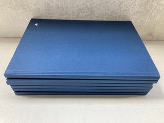 6 X HARD BACKED BLUE LINED WRITING BOOKS: LOCATION - BR15