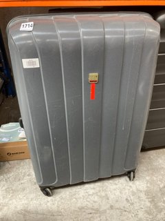 JOHN LEWIS AND PARTNERS LARGE GREY HARD SHELL SUITCASE ON WHEELS: LOCATION - AR16