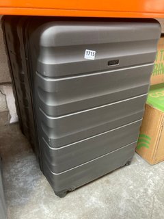2 X JOHN LEWIS AND PARTNERS LARGE GREY SUITCASES ON WHEELS: LOCATION - AR16