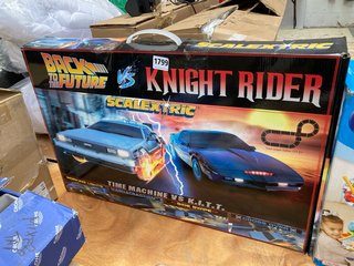 SCALEXTRIC BACK TO THE FUTURE VS KNIGHT RIDER RACE SET RRP £159: LOCATION - B1