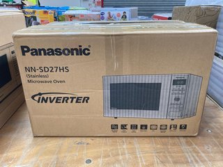 PANASONIC INVERTER 23 LITRE MICROWAVE OVEN IN STAINLESS STEEL: LOCATION - B1