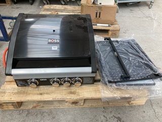BOSS BBQ GRILL IN BLACK (MAY BE INCOMPLETE): LOCATION - A8