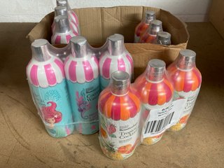 (COLLECTION ONLY) QTY OF ASSORTED ITEMS TO INCLUDE BAYLIS & HARDING COCONUT & WATERMELON SHOWER/BATH BUBBLES TO INCLUDE TROPICAL COCKTAIL BATH FOAM: LOCATION - BR20