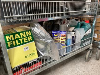 (COLLECTION ONLY) QTY OF ASSORTED ITEMS TO INCLUDE MANN FILTER C 17137X & WD 40 SPRAY: LOCATION - B8