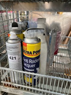 (COLLECTION ONLY) QTY OF ASSORTED ITEMS TO INCLUDE ZERO IN CARPET BEETLE KILLER & BIG CHEESE ANTI RODENT LACQUER SPRAY: LOCATION - B8