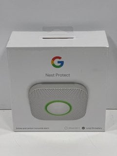 GOOGLE NEST PROTECT SMOKE & CARBON MONOXIDE ALARM IN WHITE. (WITH BOX & ALL ACCESSORIES) [JPTM112497]. THIS PRODUCT IS FULLY FUNCTIONAL AND IS PART OF OUR PREMIUM TECH AND ELECTRONICS RANGE