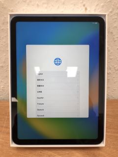APPLE IPAD 10TH GEN WI-FI SMART TABLET (ORIGINAL RRP - £499) IN BLUE: MODEL NO MPQ13B/A (CHARGING CABLE AND CHARGING PLUG) [JPTW16824]. THIS PRODUCT IS FULLY FUNCTIONAL AND IS PART OF OUR PREMIUM TEC