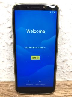 MOTOROLA MOTO G6 PLAY SMART PHONE (ORIGINAL RRP - £200) IN DARK BLUE: MODEL NO XT1922-2 (UNIT ONLY) [JPTW16792]. THIS PRODUCT IS FULLY FUNCTIONAL AND IS PART OF OUR PREMIUM TECH AND ELECTRONICS RANGE