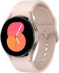 SAMSUNG GALAXY WATCH 5 (40MM) SMART WATCH (ORIGINAL RRP - £269.00) IN PINK GOLD (WITH BOX) (SEALED UNIT) [JPTC63375]