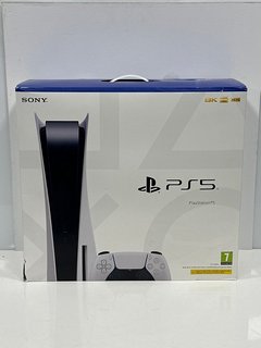SONY PLAYSTATION 5 825 GB GAMES CONSOLE IN WHITE: MODEL NO CFI-1216A (WITH BOX & ALL ACCESSORIES) [JPTM112637]. THIS PRODUCT IS FULLY FUNCTIONAL AND IS PART OF OUR PREMIUM TECH AND ELECTRONICS RANGE