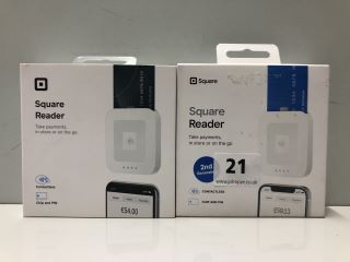 2 X ASSORTED SQUARE READERS INC 2ND GEN