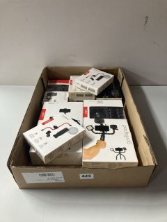 BOX OF ASSORTED JOBY PRODUCTS