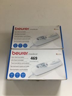 2 X BEURER MEDICAL EAR THERMOMETER