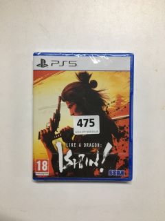 LIKE A DRAGON: ISHIN FOR PS5 (PEGI 18 - AGE VERIFICATION REQUIRED)