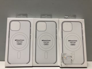 3 X APPLE IPHONE 13 MINI MAGSAFE CLEAR CASES