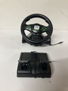 RACING WHEEL AND PEDALS FOR PLAYSTATION