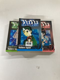 YUYU HAKUSHO VOLUME 1-3 BOOKS