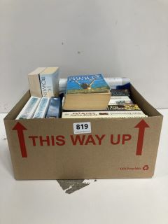 BOX OF ASSORTED BOOKS INC. THE HUNGRY TIDE