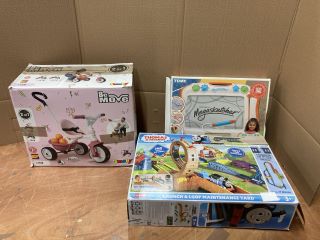 4 X KIDS TOYS INC SMOBY MVOE 2 IN 1 TRICYCLE