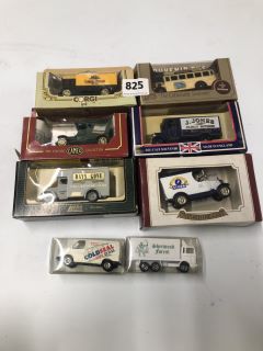 QTY OF ASSORTED VINTAGE COLLECTABLE METAL CARS TO INCLUDE COLMANS MUSTARD
