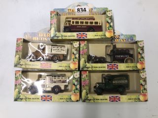 5 X ASSORTED THE DARLING BUDS OF MAY VINTAGE COLLECTABLE METAL CARS