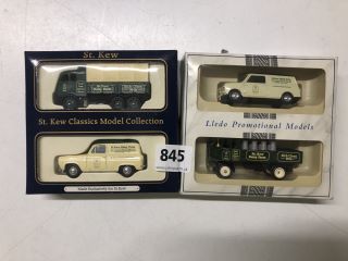 2 X ASSORTED VINTAGE COLLECTABLE METAL CAR SETS TO INCLUDE ST. KEW CLASSIC MODEL COLLECTION