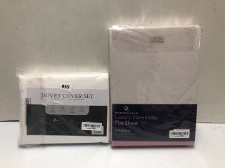 2 X ASSORTED ITEMS TO INCLUDE DUVET COVER SET