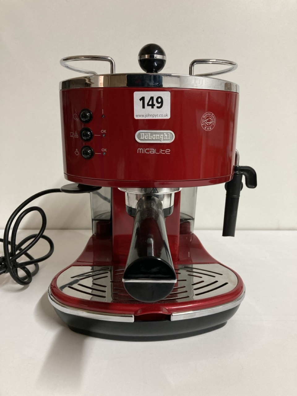 John Pye Auctions DELONGHI MICALITE COFFEE MACHINE
