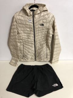 3 X MIXED CLOTHING ITEMS INC THE NORTH FACE COAT (SIZE M)