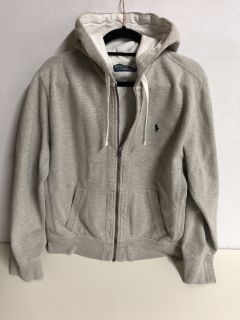 POLO MENS GREY HOODIE (SIZE L)