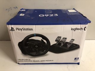 LOGITECH TRUE FORCE G923 RACING WHEEL AND PEDALS