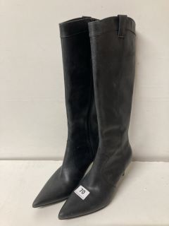UNBRANDED KNEE HIGH BOOTS SIZE:6UK